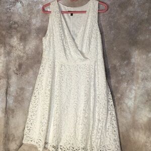 Lane Bryant White Lace Dress size 14 Wedding Summer Dress